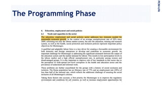 The Programming Phase
PCM-LFA
 