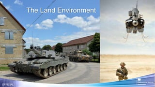 The Land Environment
OFFICIAL
 