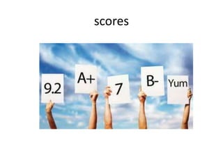 scores
 