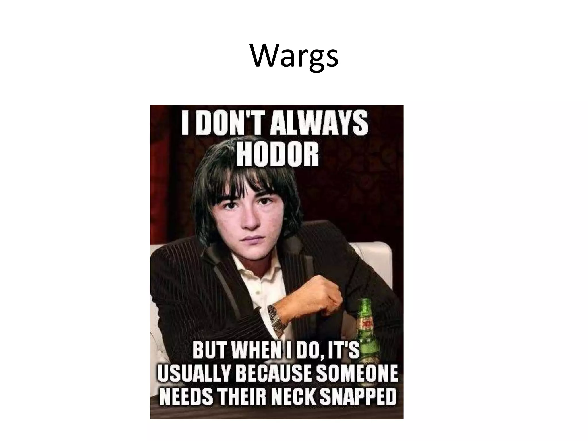 Wargs
 