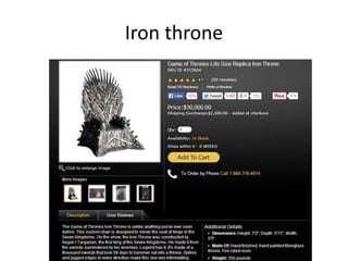 Iron throne
 