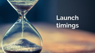 Launch
timings
 