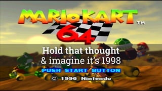 @THCapper
@THCapper
Hold that thought
& imagine it’s 1998
 