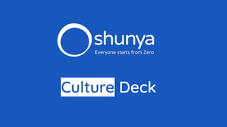 Culture Deck
 