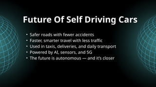 Final Simulation of a Self-Driving Car using Reinforcement Learning.pptx