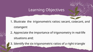Understanding the Six Trigonometric Ratios: Secant, Cosecant, and ...