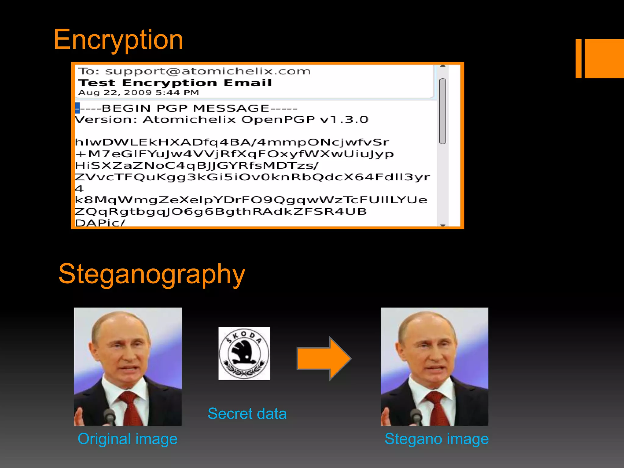 Skin tone based steganography | PPTX