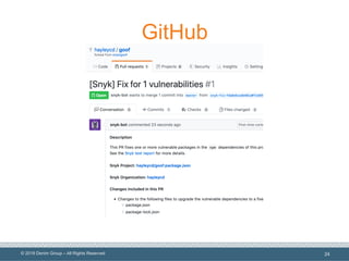 Threadfix A New View of Your Application Security Program with Snyk and ThreadFix ...