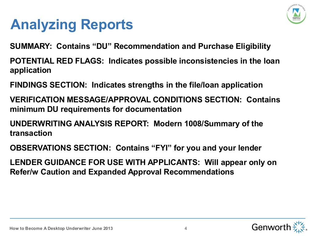 Desktop Underwriter® Training inar Slides