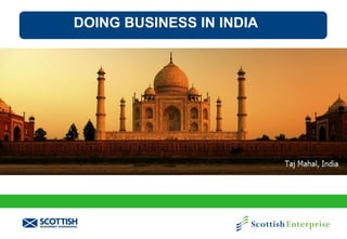 DOING BUSINESS IN INDIA

Click to add title
Click to add subtitle

 