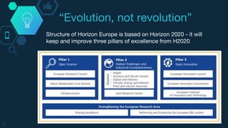 Approaching Horizon Europe - EU's new framework programme for research ...