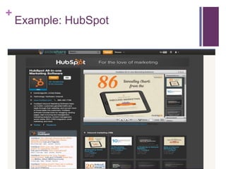 +
Example: HubSpot
 