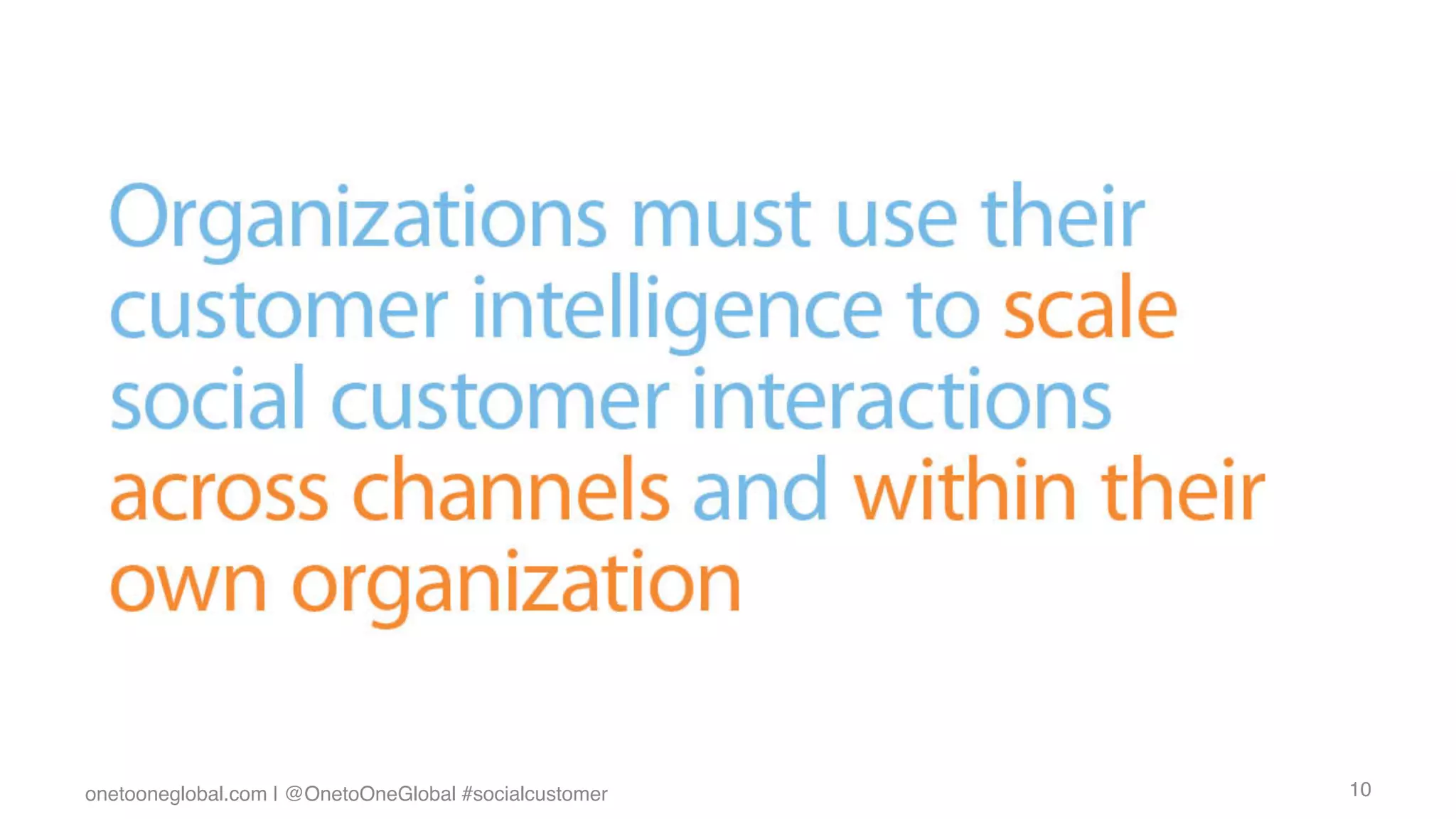 onetooneglobal.com | @OnetoOneGlobal #socialcustomer!   10!
 