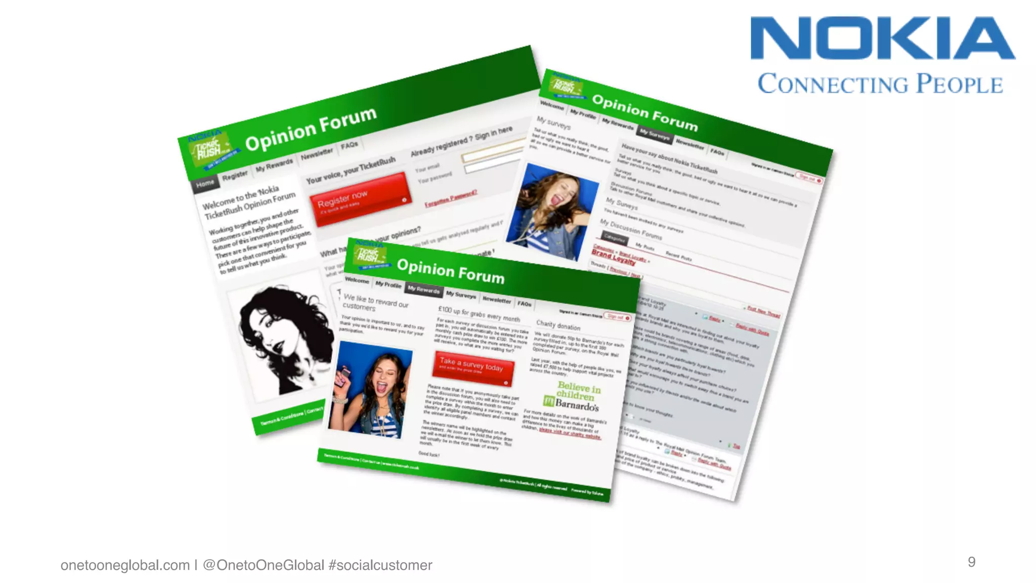 onetooneglobal.com | @OnetoOneGlobal #socialcustomer!   9!
 