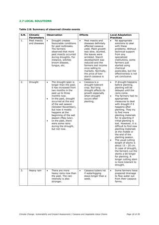 Climate Change: Vulnerability and Impact Assessment | PDF