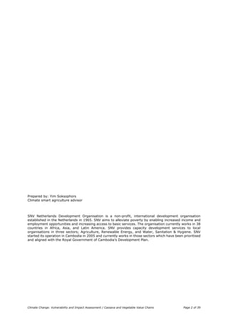 Climate Change: Vulnerability and Impact Assessment | PDF