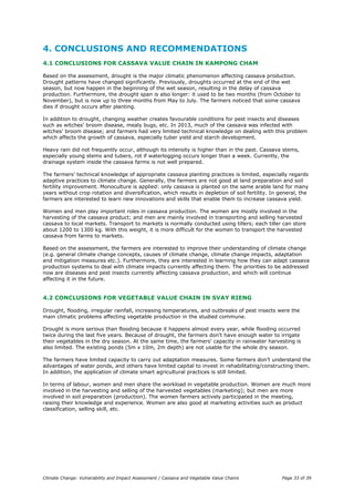 Climate Change: Vulnerability and Impact Assessment | PDF