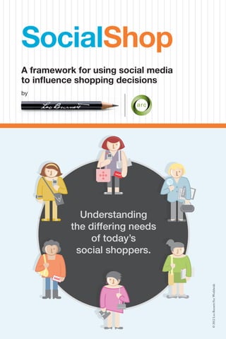 SocialShop
A framework for using social media
to influence shopping decisions
by




                                               RTS
                                       ER
                                              REPO
                                     CONSUM




                                                     © 2012 Leo Burnett/Arc Worldwide
 