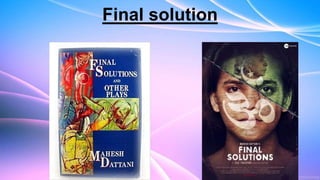 Final solution
 