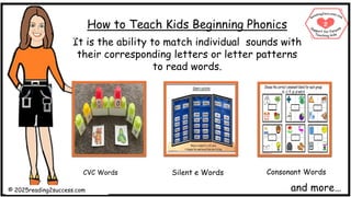 How to Teach Kids Beginning Phonics Skills | PDF