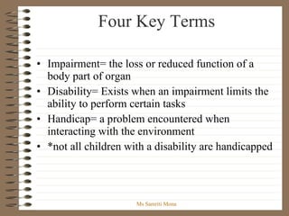 Function Impaired Final special education | PPT