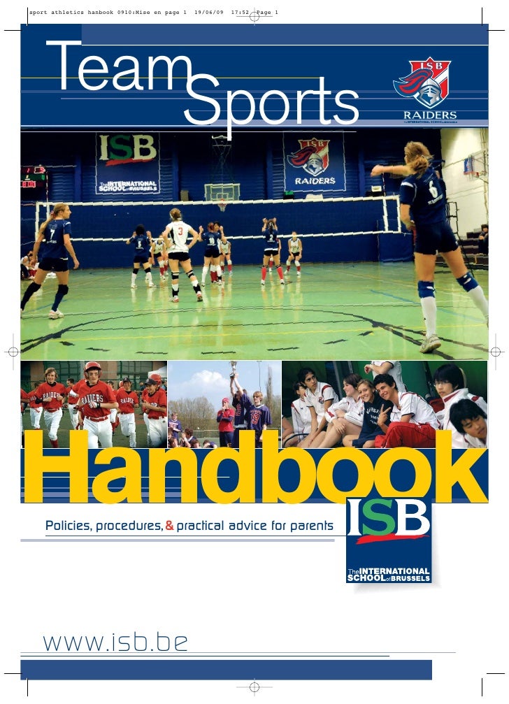 ISB Sports Handbook