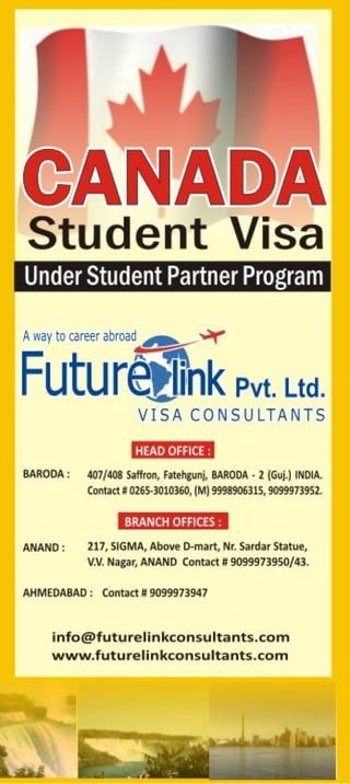 Futurelink Visa Consultants Pvt. Ltd - Student Partners Program -SPP Program Canada, Study in Canda