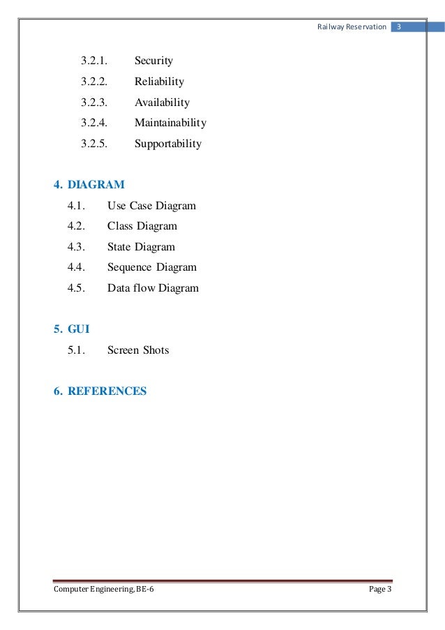 srs for railway reservation system
