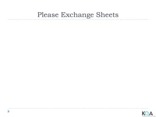 Please Exchange Sheets
 