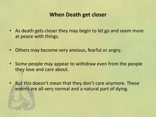 Final Stages Of Life With Lung Cancer