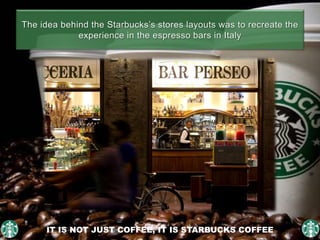 IT IS NOT JUST COFFEE, IT IS STARBUCKS COFFEE
 