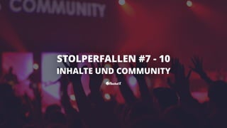 STOLPERFALLEN #7 - 10


INHALTE UND COMMUNITY
 