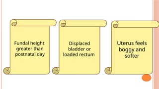 Subinvolution process - post partum period | PPTX