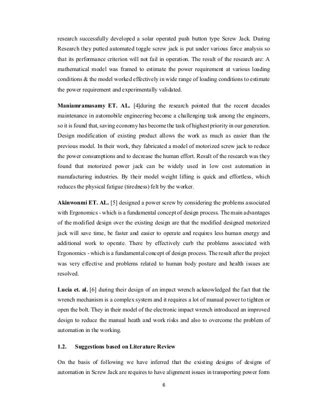 Final Year Project Report Sample for Engineers - IIT and ...