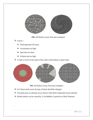 Spin Dry Defect Design & Fabrication of a low cost spin coater | PDF