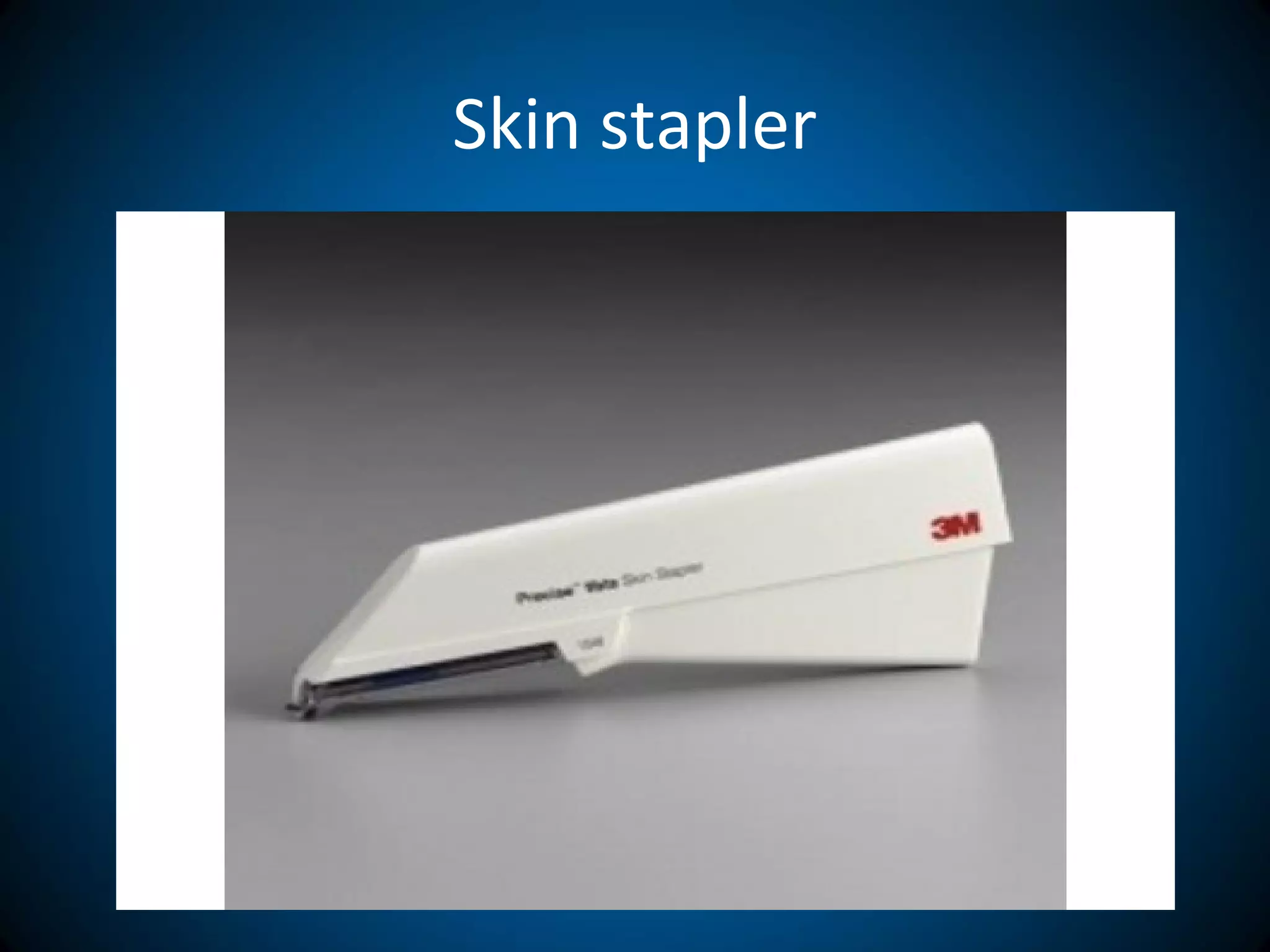 Skin stapler
 