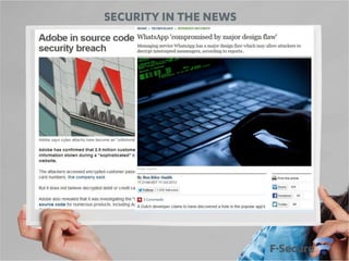 SECURITY IN THE NEWS

 