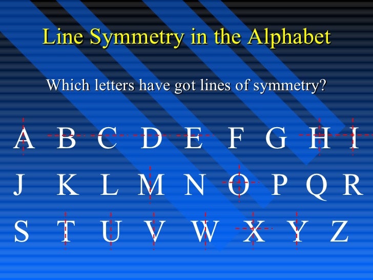 letters with reflection symmetry letters with reflection symmetry