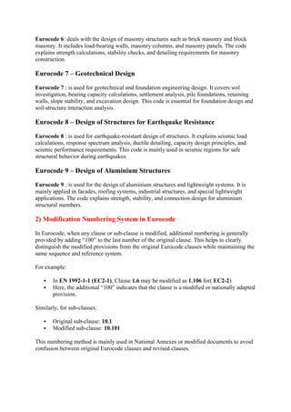 Comprehensive Guide to Eurocodes and Reinforced Concrete Beam Design | DOCX