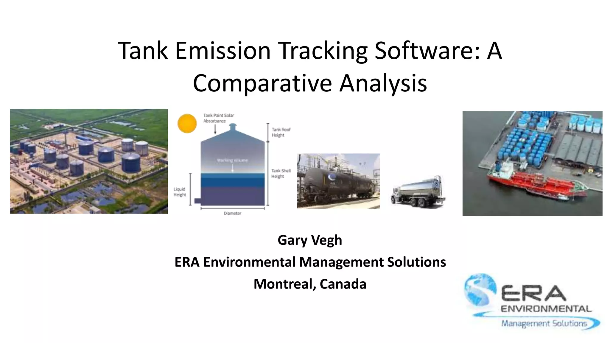 Tank Emission Tracking Software: A Comparative Analysis | PPTX