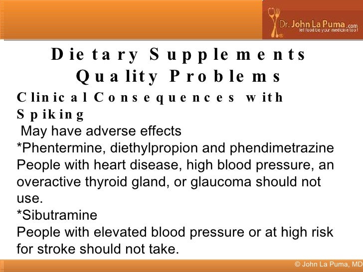 Weight Loss Drugs and Dietary Supplements: Labeling Weight Loss Drugs and Dietary Supplements: Labeling