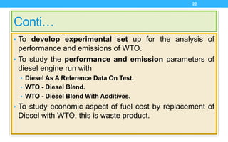 An Experimental Investigation on Performance and Emission Parameters ...