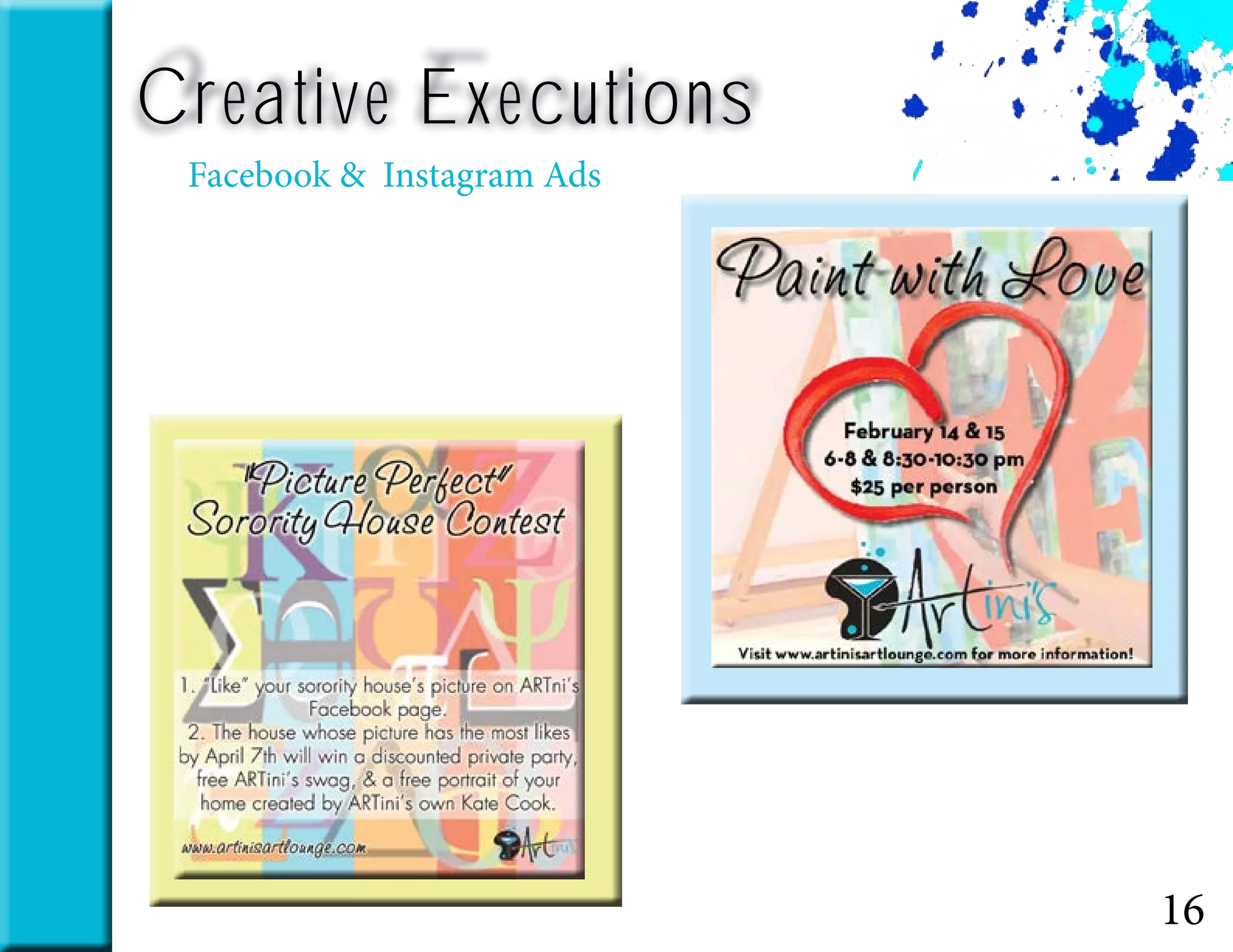 Creative Executions
16
Facebook & Instagram Ads
 