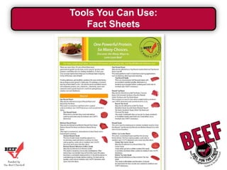 Tools You Can Use:
Fact Sheets

 