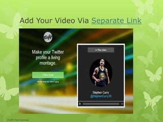 Add Your Video Via Separate Link
VIZIFY-Tech Seminar
 