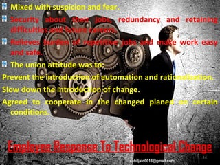 Industrial relations and technological change | PPT