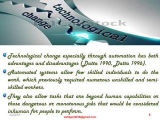 Industrial relations and technological change | PPT