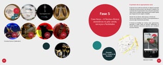 O primeiro dia no apartamento novo

                                                                 O alarme tocou às 8h da manhã de um sábado ensolarado
                                                                 e João deu um pulo da cama, mas não para ir trabalhar. Era
                                                                 o primeiro dia no apartamento novo, ele queria aproveitar

                                         Fase 5
                                                                 cada minuto e preparar algo especial para receber Sophie
                                                                 que chegava de uma viagem a trabalho.

                                                                 Através de seu Iphone, João acessou o Hotsite da
                                                                 Tecnisa, que mapeava um raio de 1 km do apartamento, e
                                Casa Nova – A Tecnisa oferece    procurou algo interessante para fazer.
                                  assistência no pós-venda,      O hotsite era dividido em: Cultura, lazer, gastronomia,
                                    serviços e facilidades       educação e saúde. Todos os serviços cadastrados no
                                                                 hotsite ofereciam descontos especiais para moradores
                                                                 do Garoa Paulista.




 Convites Evento Colaborativo




                                               Duração:
                                            2015  A partir de
                                               fevereiro

                                                                                            Aplicativo mobile
64                                                                                                                       65
 