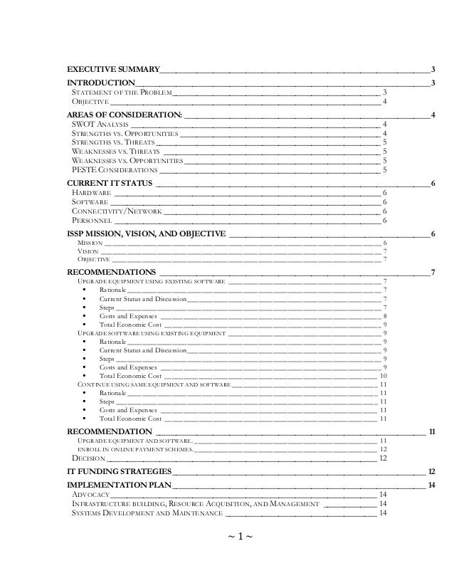 Term paper in management