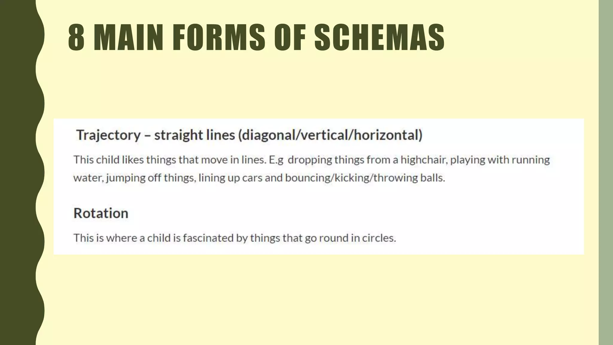 8 MAIN FORMS OF SCHEMAS
 